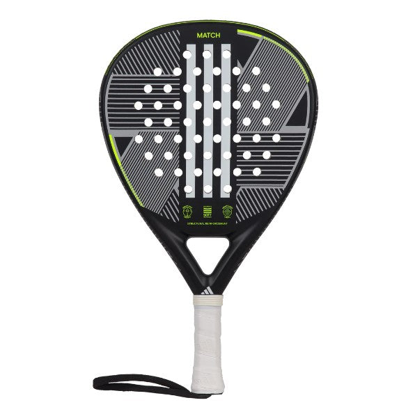 Adidas Match 3.3 Padel Racket Black Lime The Gordon Group