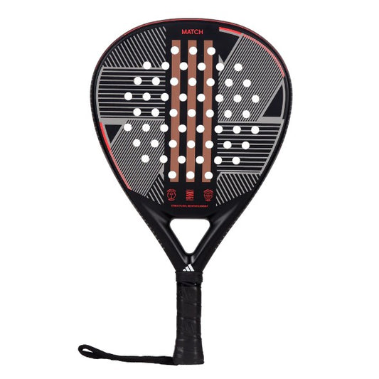 Adidas Match 3.3 Padel Racket Black/Red