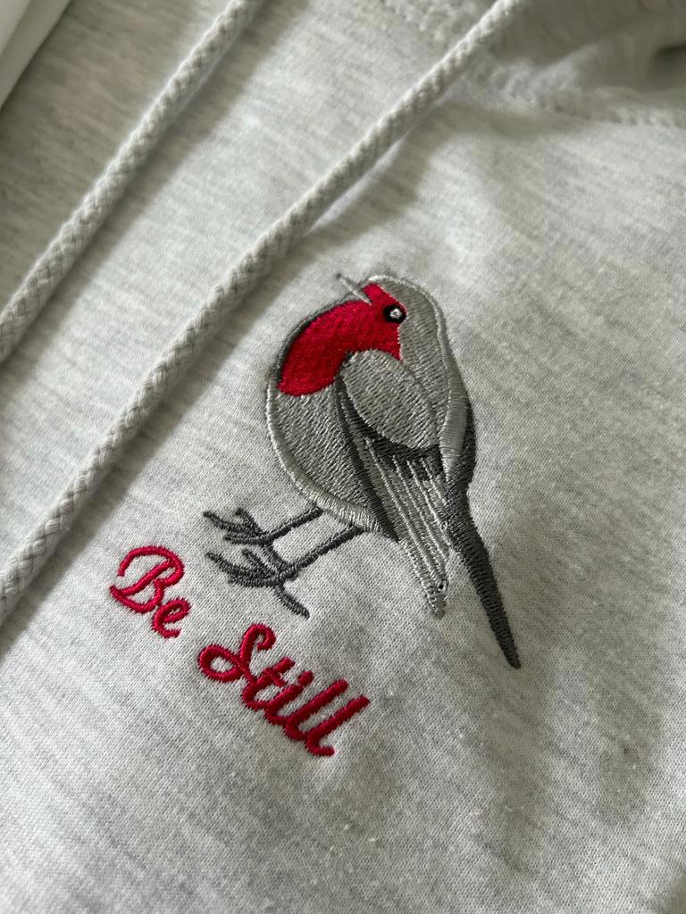 Be Still Pink Robin Sweatshirt