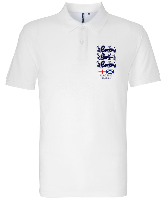 Euro 2020 England v Scotland Polo Shirt